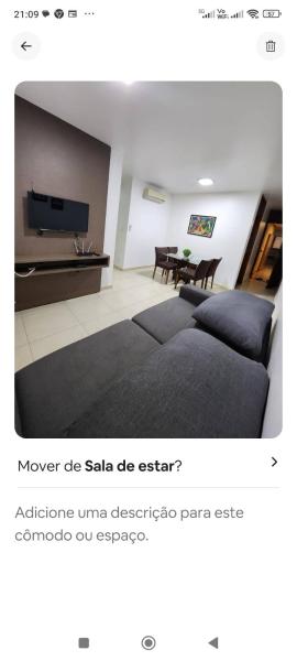 Apartamento no Centro, 1 suíte e 2 quartos